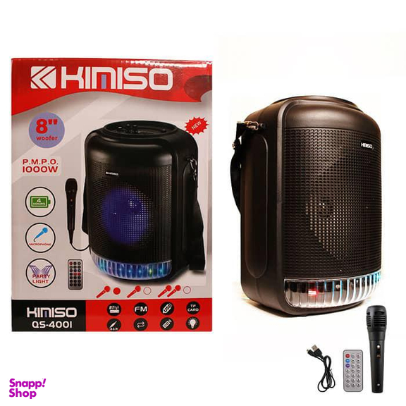 اسپیکر قابل حمل کیمیسو (kimiso) مدل QS-4001 میکروفون دار