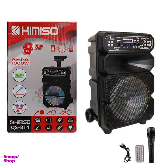 اسپیکر قابل حمل کیمیسو (kimiso) مدل QS-814 میکروفون دار