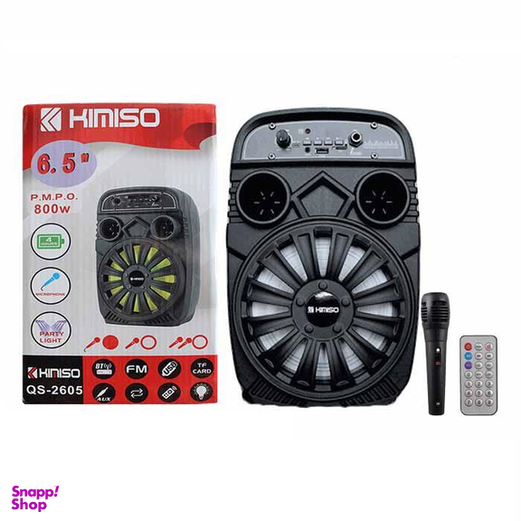 اسپیکر قابل حمل کیمیسو (kimiso) مدل QS-2605 میکروفون دار