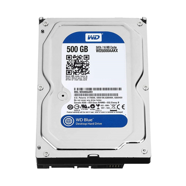 هارد دیسک اینترنال وسترن دیجیتال مدل WD BLUE WD5000AAKX ظرفیت 500 گیگابایت
