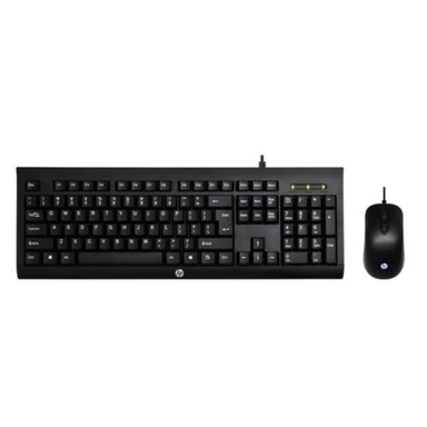 ماوس و کیبورد سیم دار اچ پی (HP) مدل HP KM100
