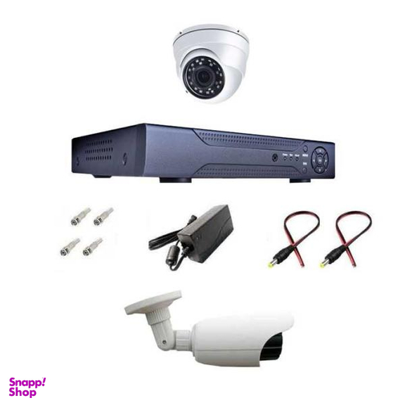پک سیستم امنیتی حفاظتی دوربین مداربسته هگزا 4 دوربینه