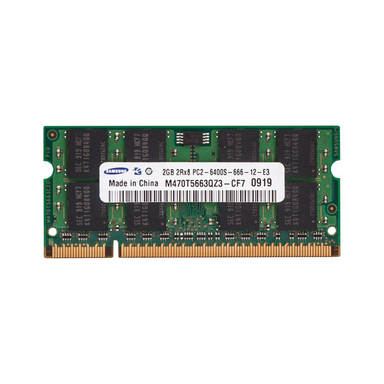 رم لپ تاپ DDR2 تک کاناله 800 مگاهرتز سامسونگ مدل 6400s ظرفیت 2 گیگابایت