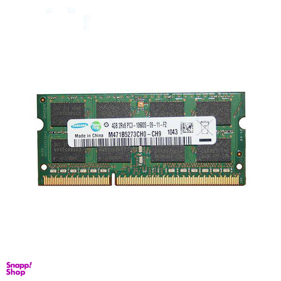 رم لپ تاپ DDR3 تک کاناله 1333 مگاهرتز 10600s سامسونگ مدل M471B5273CH0-CH9 ظرفیت 4 گیگابایت
