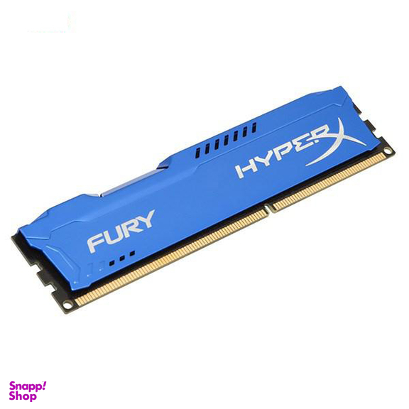 رم کامپیوتر کینگستون مدل HyperX Fury DDR3 1600MHz CL10 ظرفیت 8 گیگابایت