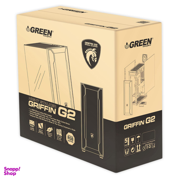 کیس کامپیوتر گرین مدل GRIFFIN G2