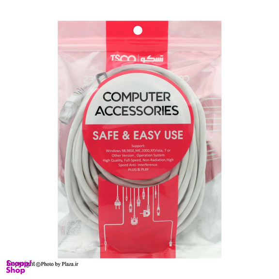کابل شبکه CAT6 تسکو مدل TNC610