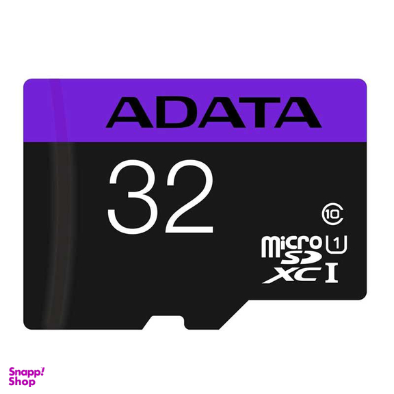 کارت حافظه‌ Microsdhc ای دیتا (Adata) مدل Premier Uhs-I U1 سرعت 80Mbps ظرفیت 32 گیگابایت به همراه با آداپتور Sd