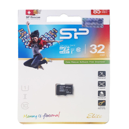 کارت حافظه Microsdhc سیلیکون پاور (Silicon Power) مدل Elite کلاس 10 استاندارد Uhs-I U1 سرعت 85Mbps ظرفیت 32 گیگا بایت
