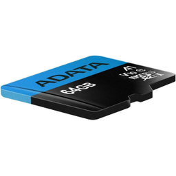 کارت حافظه Microsdxc ای دیتا (Adata) مدل Premier V10 A1 کلاس 10 استاندارد Uhs-I سرعت 100Mbps ظرفیت 64 گیگابایت