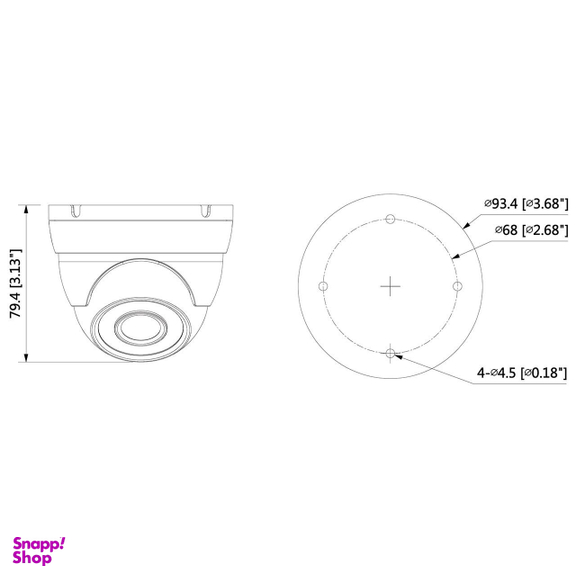 دوربین مداربسته دام داهوا مدل HDW1200MP