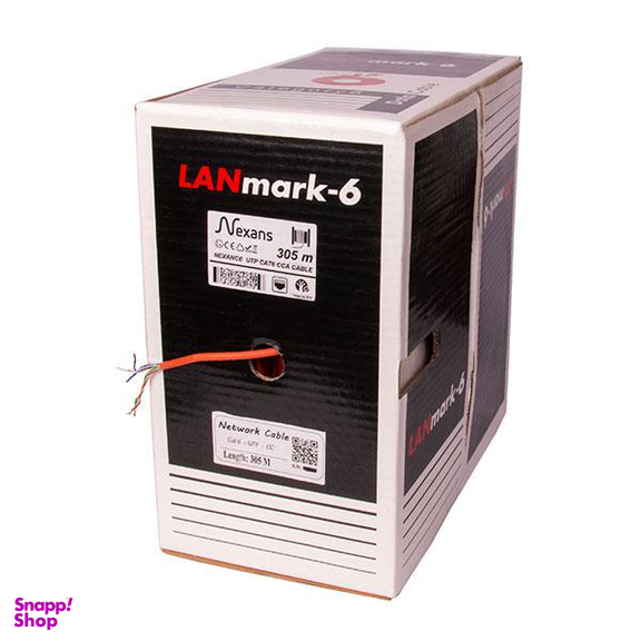 کابل شبکه CAT6 نگزنس مدل Lanmark-6 CCA