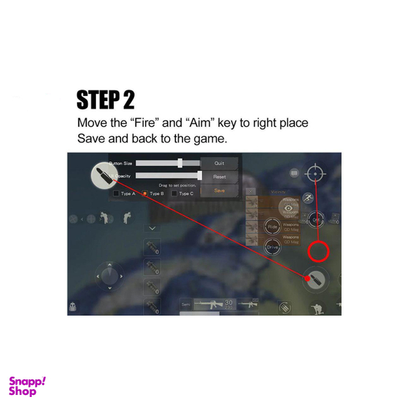 دسته بازی پاوان PUBG مدل L1R1 T6