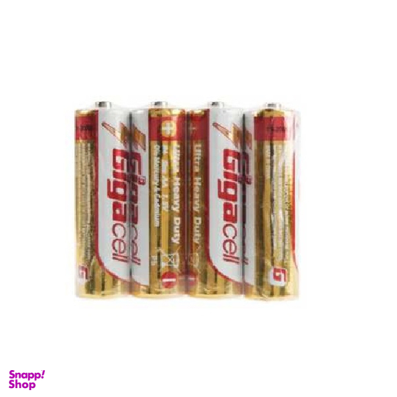 باتری قلمی گیگاسل (Gigacell) مدل 014 بسته شرینک 4 عددی
