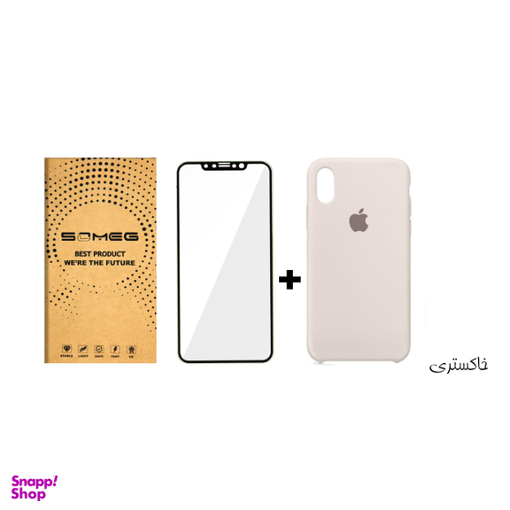 کاور سومگ (Someg) مدل SIC مناسب موبایل اپل iPhone XR به همراه محافظ صفحه نمایش