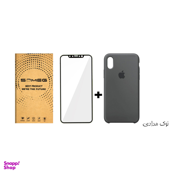 کاور سومگ (Someg) مدل SIC مناسب موبایل اپل iPhone XR به همراه محافظ صفحه نمایش