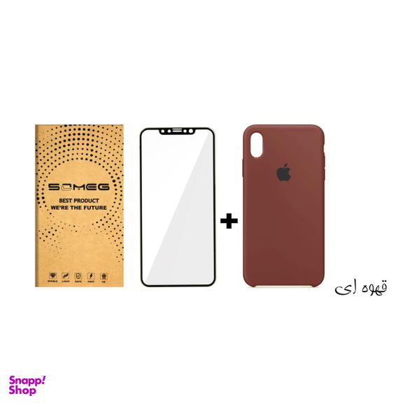 کاور سومگ (Someg) مدل SIC مناسب موبایل اپل iPhone XR به همراه محافظ صفحه نمایش