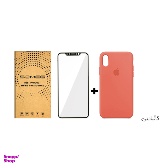 کاور سومگ (Someg) مدل SIC مناسب موبایل اپل iPhone XR به همراه محافظ صفحه نمایش
