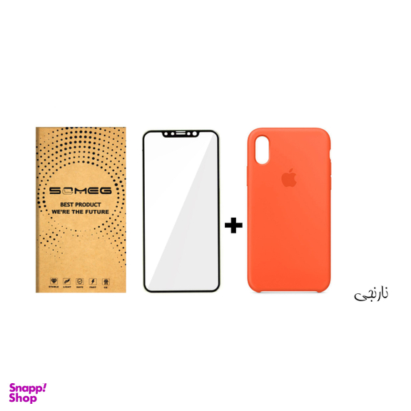 کاور سومگ (Someg) مدل SIC مناسب موبایل اپل iPhone XR به همراه محافظ صفحه نمایش