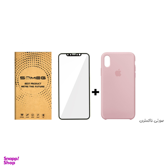 کاور سومگ (Someg) مدل SIC مناسب موبایل اپل iPhone XR به همراه محافظ صفحه نمایش