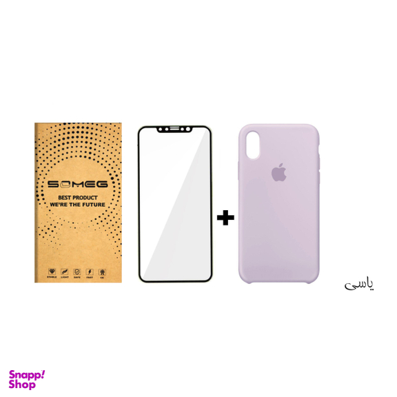 کاور سومگ (Someg) مدل SIC مناسب موبایل اپل iPhone XR به همراه محافظ صفحه نمایش