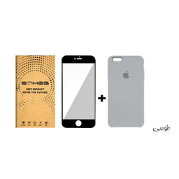 کاور سومگ (Someg) مدل SIC مناسب موبایل اپل iPhone 6s-6 به همراه محافظ صفحه نمایش