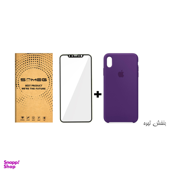 کاور سومگ (Someg) مدل SIC مناسب موبایل اپل iPhone XR به همراه محافظ صفحه نمایش