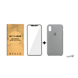 کاور سومگ (Someg) مدل SIC مناسب موبایل اپل iPhone XR به همراه محافظ صفحه نمایش