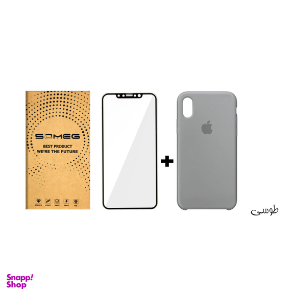 کاور سومگ (Someg) مدل SIC مناسب موبایل اپل iPhone XR به همراه محافظ صفحه نمایش