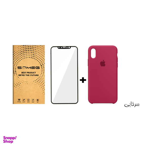 کاور سومگ (Someg) مدل SIC مناسب موبایل اپل iPhone XR به همراه محافظ صفحه نمایش