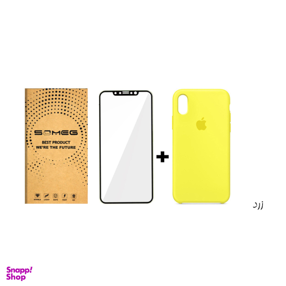 کاور سومگ (Someg) مدل SIC مناسب موبایل اپل iPhone XR به همراه محافظ صفحه نمایش