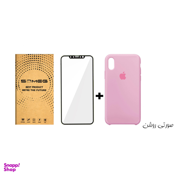 کاور سومگ (Someg) مدل SIC مناسب موبایل اپل iPhone XR به همراه محافظ صفحه نمایش