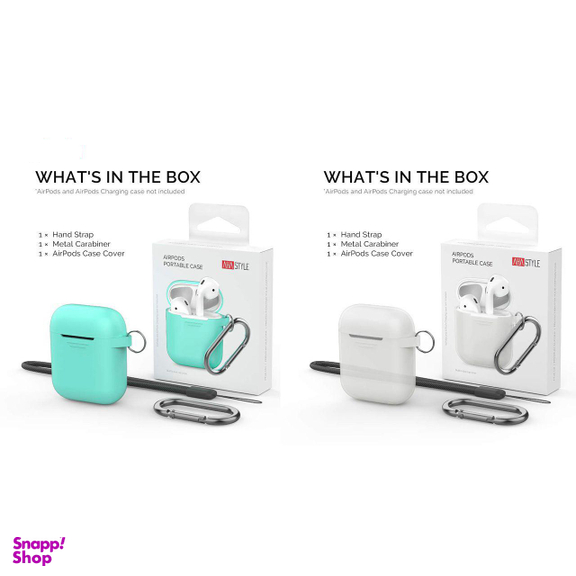 کاور آها استایل (Aha Style) مدل PT06 مناسب کیس هندزفری اپل AirPods