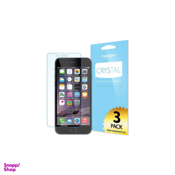 محافظ صفحه نمایش اسپیگن (Spigen) مدل Crystal مناسب موبایل iPhone 6 پلاس/6s پلاس بسته 3 عددی