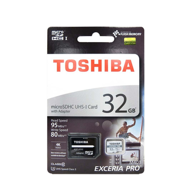 کارت حافظه توشیبا (Toshiba) مدل MicroSDXC ظرفیت 32GB همراه با آداپتور