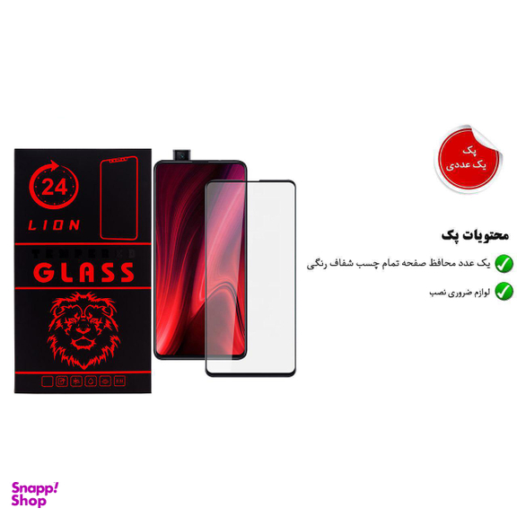محافظ صفحه نمایش لاین (Lion) مدل RT007 مناسب موبایل شیایومی Redmi K20 Pro