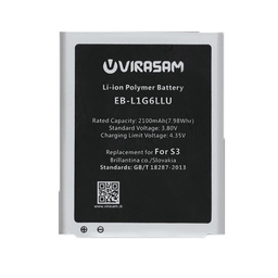 باتری موبایل ویراسام (Virasam) مدل Galaxy S3 با ظرفیت 2100 میلی آمپر ساعت