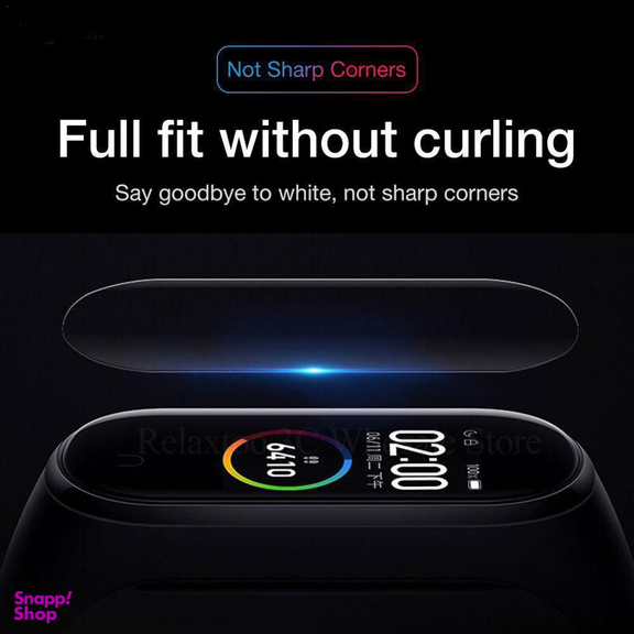 محافظ صفحه نمایش لاین (Lion) مدل RB007 مناسب برای مچ بند هوشمند شیایومی Mi Band 4 بسته دو عددی