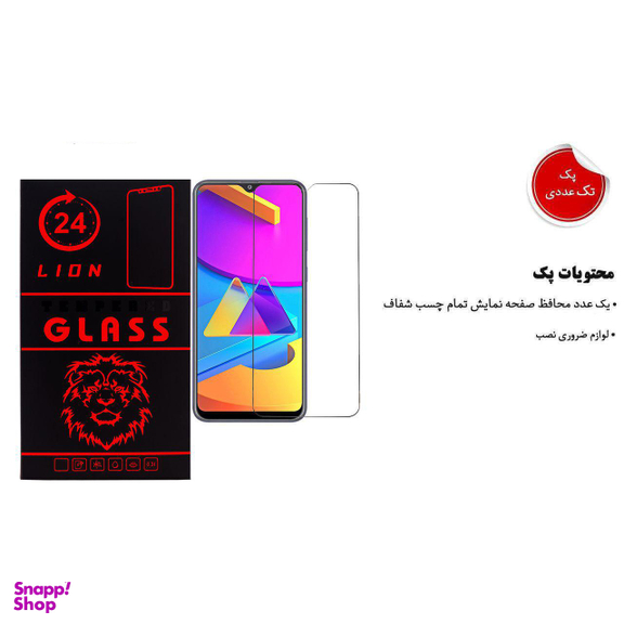 محافظ صفحه نمایش لاین (Lion) مدل RB007 مناسب موبایل سامسونگ Galaxy M10s