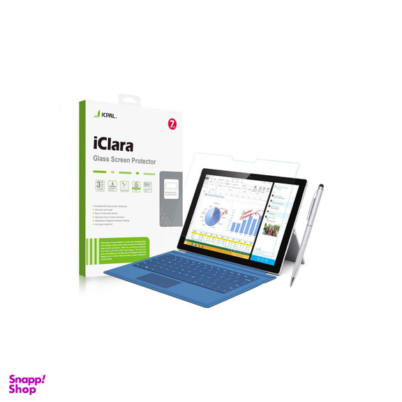 محافظ صفحه نمایش شیشه ای جی.سی.پال (Jcpal) مدل iclara مناسب تبلت مایکروسافت Surface Pro 4