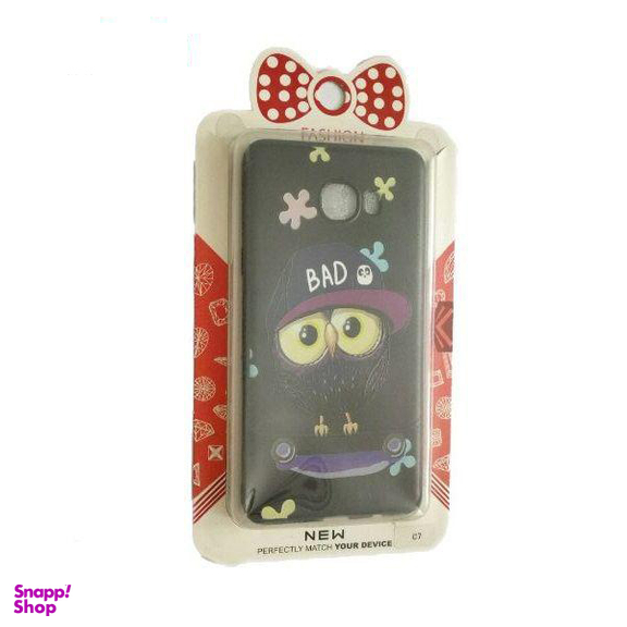 کاور یونیفا (Unipha) طرح جغد مدل JD-34 مناسب موبایل سامسونگ Galaxy C7