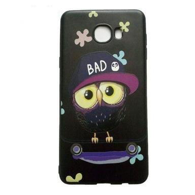 کاور یونیفا (Unipha) طرح جغد مدل JD-34 مناسب موبایل سامسونگ Galaxy C7