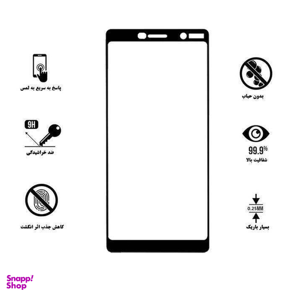 محافظ صفحه نمایش لاین (Lion) مدل RT007 مناسب موبایل نوکیا 7 Plus