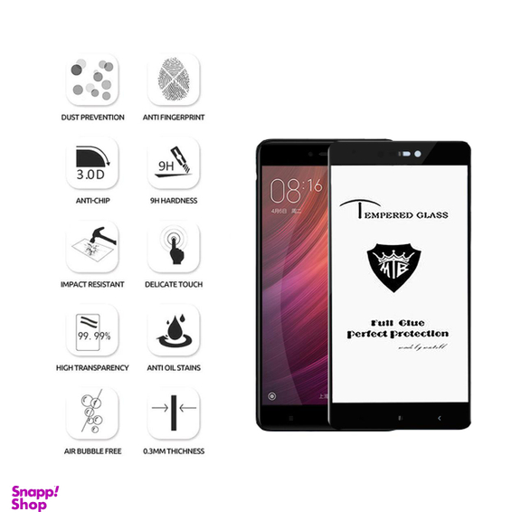 محافظ صفحه نمایش 2.5D میتوبل مدل MTB77 مناسب موبایل شیایومی Redmi Note 4x