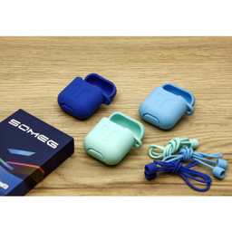 کاور سومگ (Someg) مدل SMG-Gr مناسب کیس هندزفری اپل AirPods به همراه بند نگهدارنده