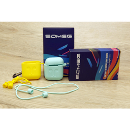 کاور سومگ (Someg) مدل SMG-Gr مناسب کیس هندزفری اپل AirPods به همراه بند نگهدارنده