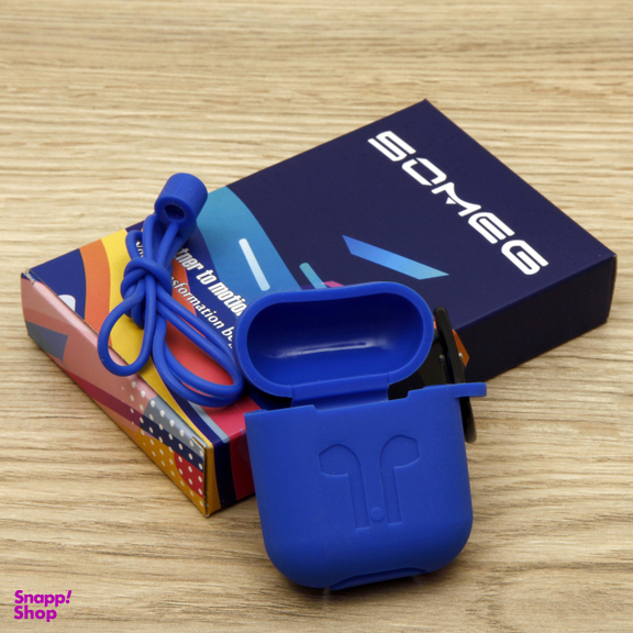 کاور سومگ (Someg) مدل SMG-Gr مناسب کیس هندزفری اپل AirPods به همراه بند نگهدارنده