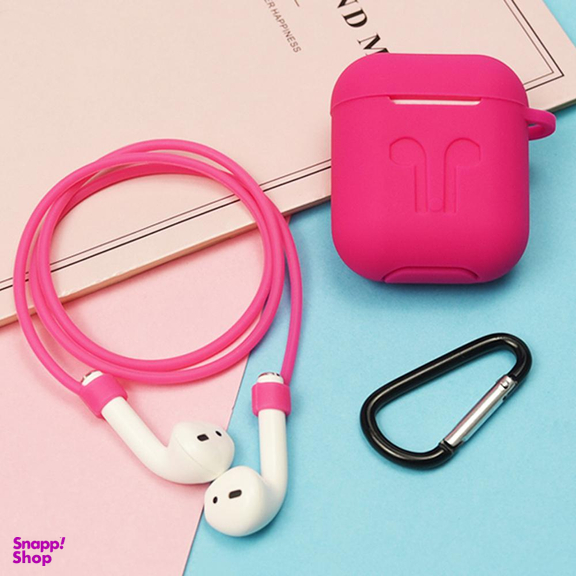 کاور سومگ (Someg) مدل SMG-Gr مناسب کیس هندزفری اپل AirPods به همراه بند نگهدارنده