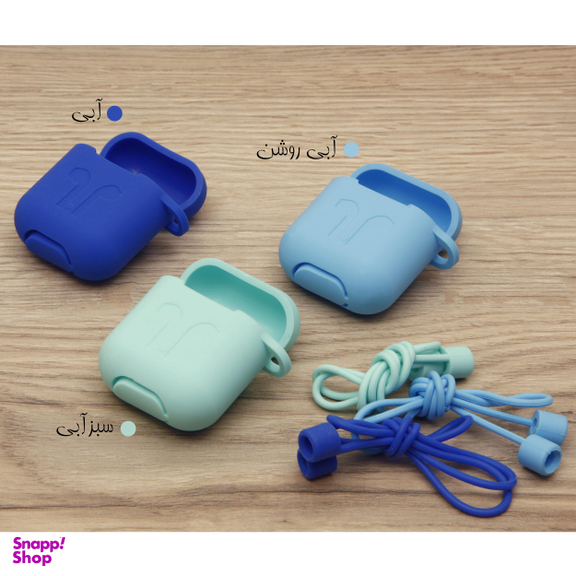 کاور سومگ (Someg) مدل SMG-Gr مناسب کیس هندزفری اپل AirPods به همراه بند نگهدارنده