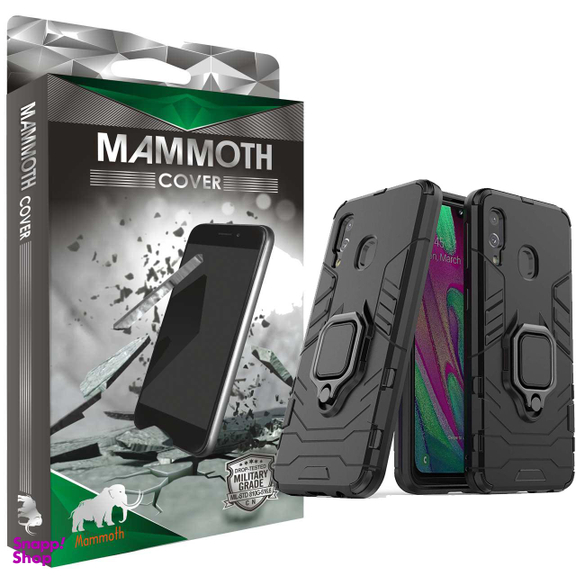 کاور ماموت (Mammoth) مدل M-GHB-MGNT مناسب موبایل سامسونگ Galaxy A40 به همراه محافظ صفحه نمایش